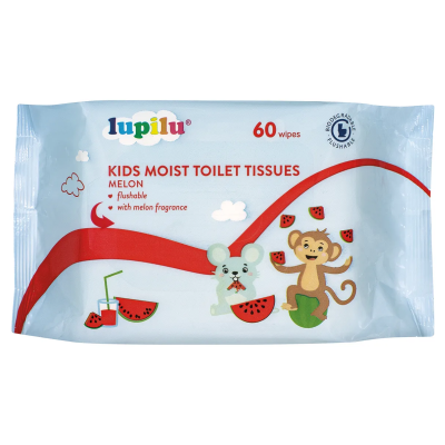 Lupilu Kids Moist Toilet Tissue Assorted 60 wipes