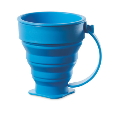 Set of 4 Folding Cups- Blue