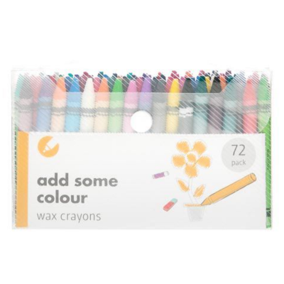 Wax Crayon Set 80pk