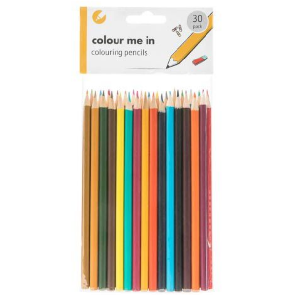 Cheap 30pk Colouring Pencils